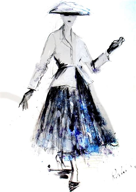 dior illustration|christian dior sketches.